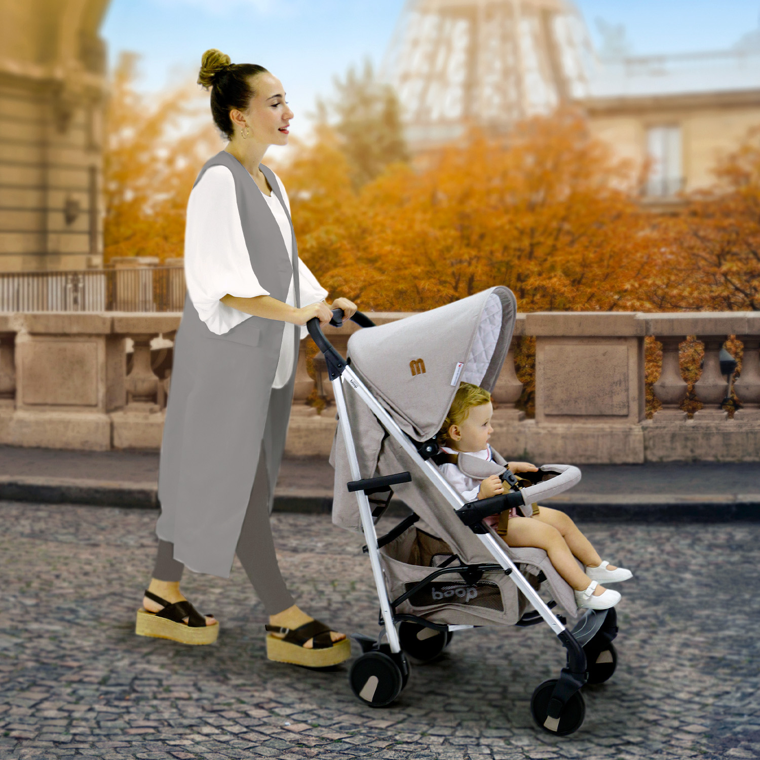 Silla de paseo Ness: silla con respaldo XL para disfrutar con tu bebé de  días XL