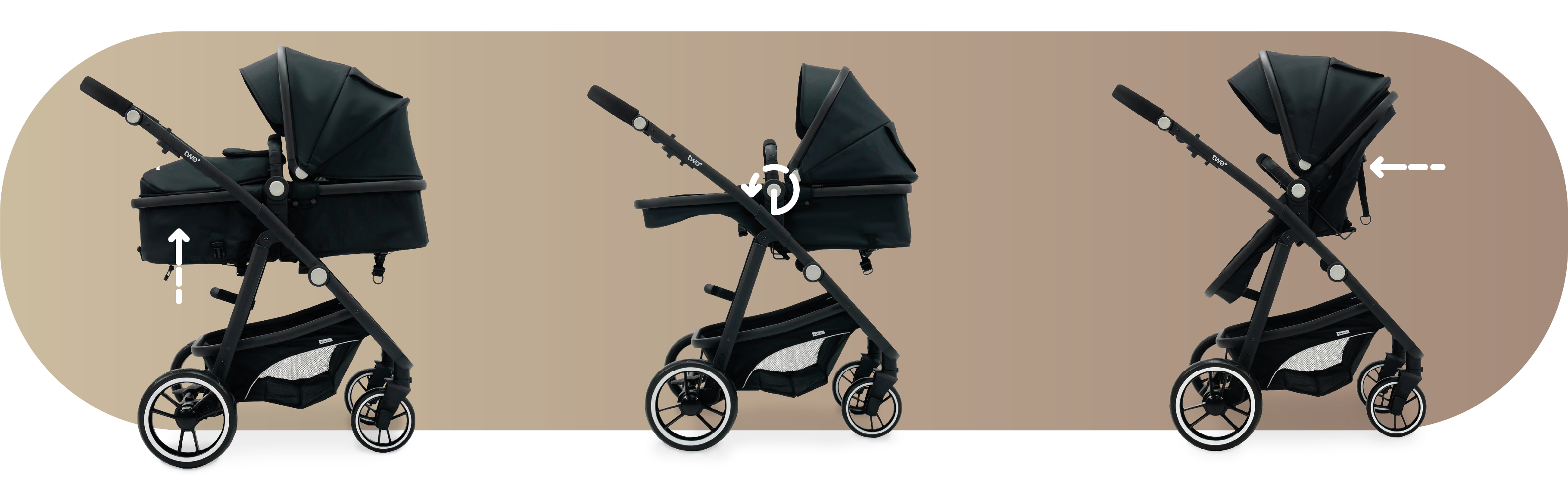 TWO+2 FUNCIONALIDAD Y VERSATILIDAD EN 2 PASOS